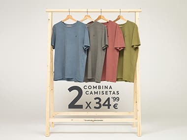 2×34,99€ en camisetas