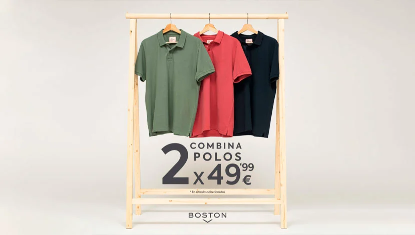 COMBINA POLOS 2×49.99€ en BOSTON